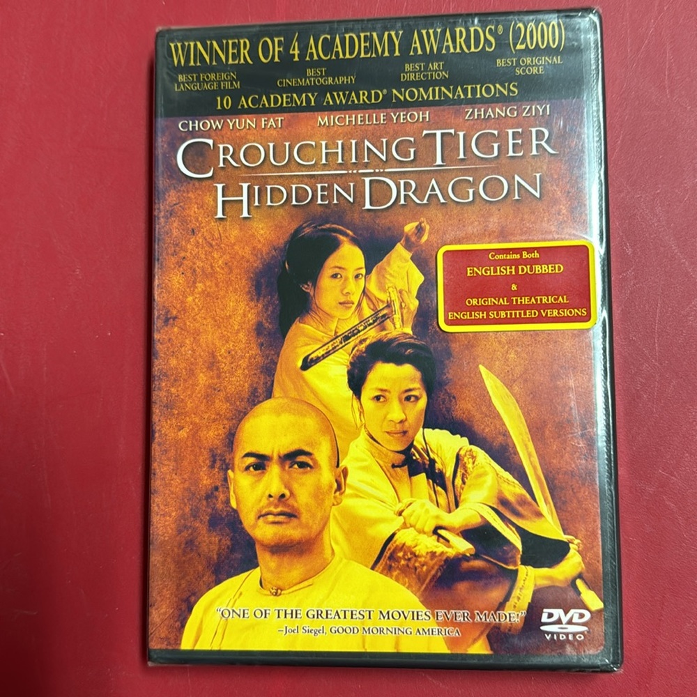 Crouching Tiger, Hidden Dragon (DVD, 2001, Special Edition) Region 1 New Sealed